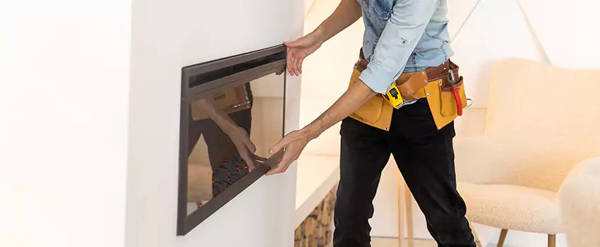 Metal Fireplace Installation in Charlottesville, Virginia