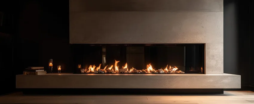 Gas Fireplace Ember Bed Design Services in Charlottesville, Virginia