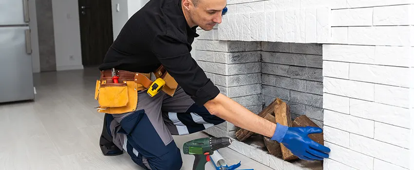 Fireplace Damaged Damper Frame Repair Services in Charlottesville, Virginia
