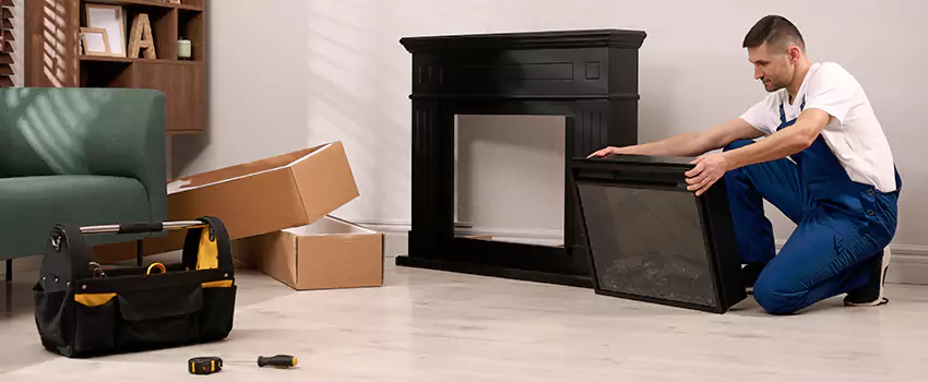 Old Rusted Metal Fireplace Repair And Replacement in Charlottesville, VA